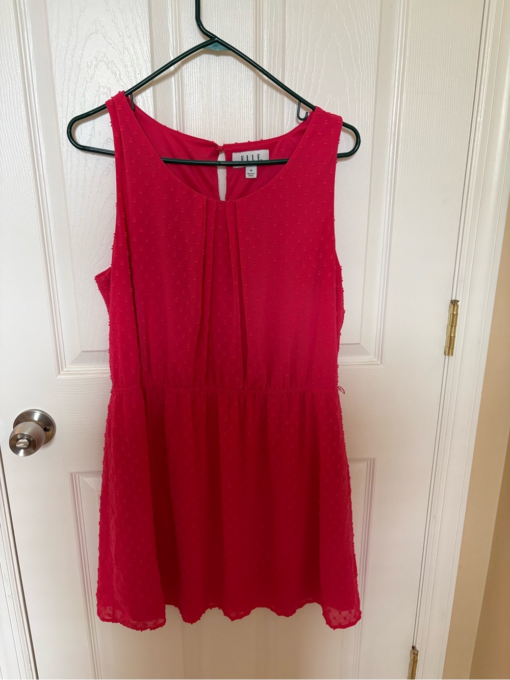 Elle Bright Pink Sleeveless Dress